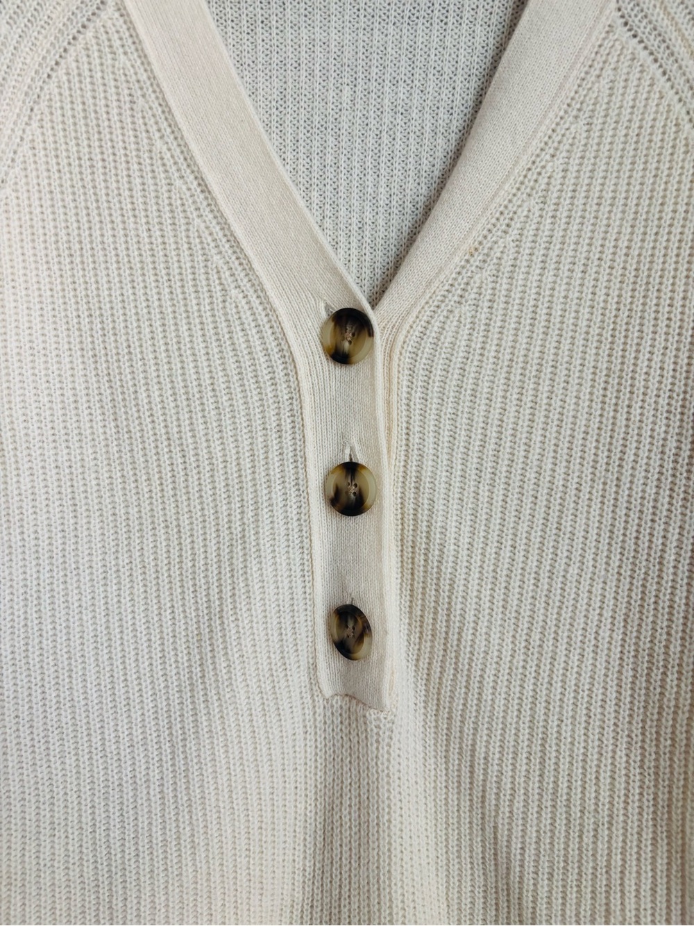 Button Front Knit Sweater - Picture 3 of 4